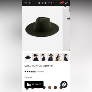 GIGI PIP Dakota Wide Brim Hat